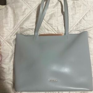Ted Baker Gray Tote Bag with Minimalist Design